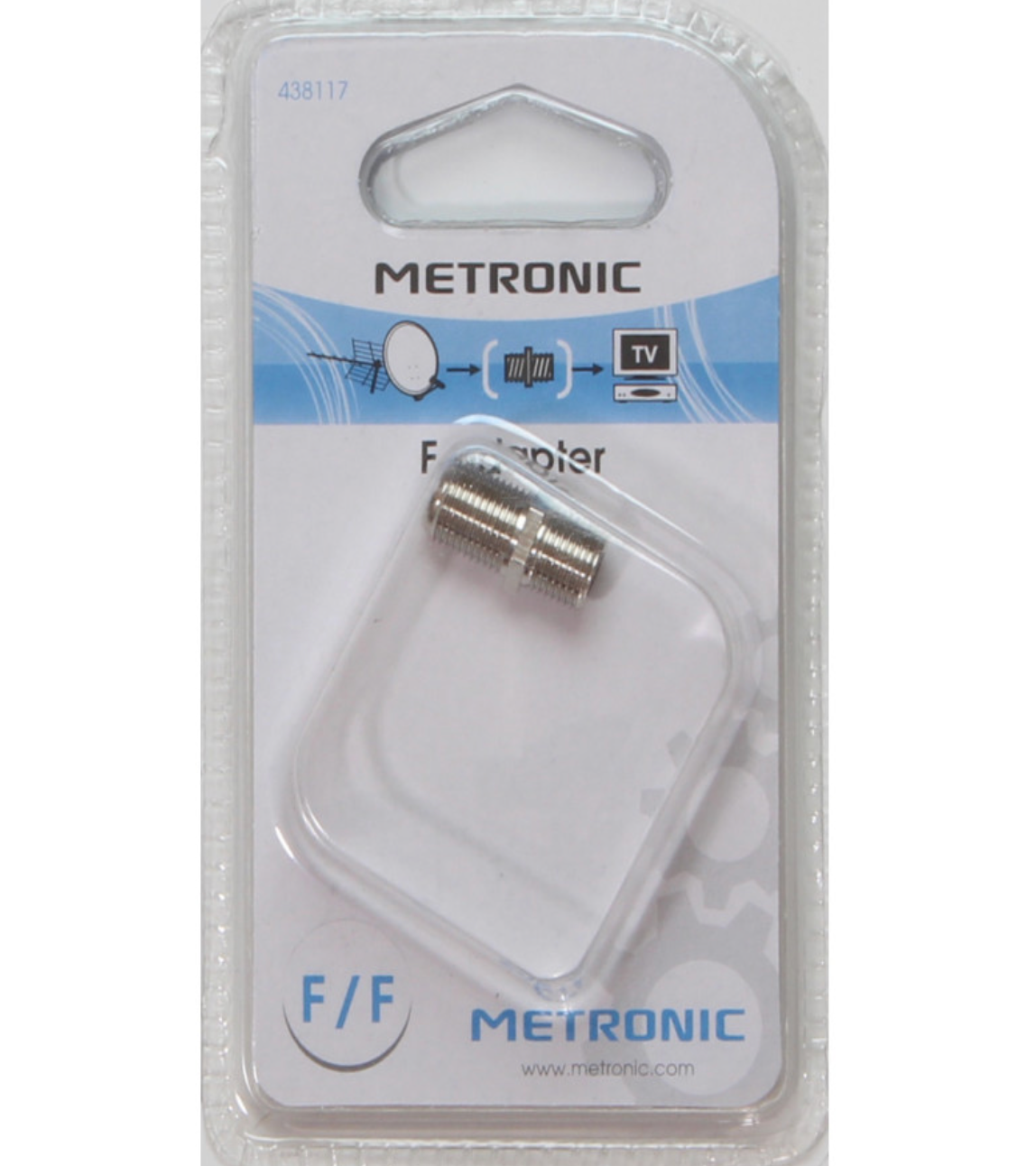 Raccordo antenna TV femmina/femmina 9,52 mm Metronic
