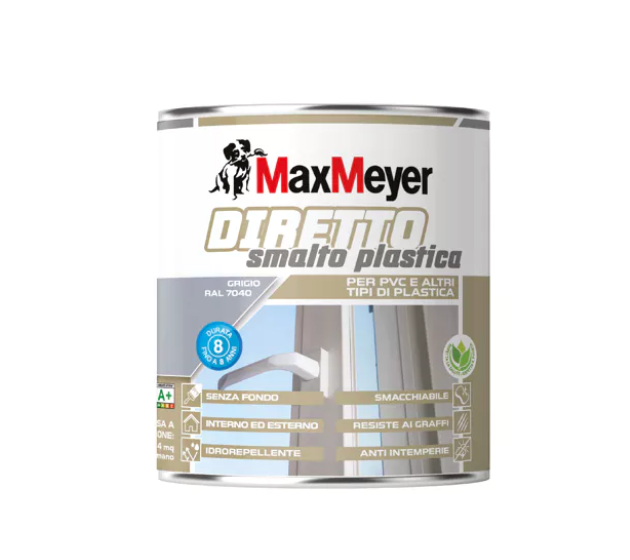 Smalto per plastica Diretto R7040 Grigio 0,5L Max Meyer