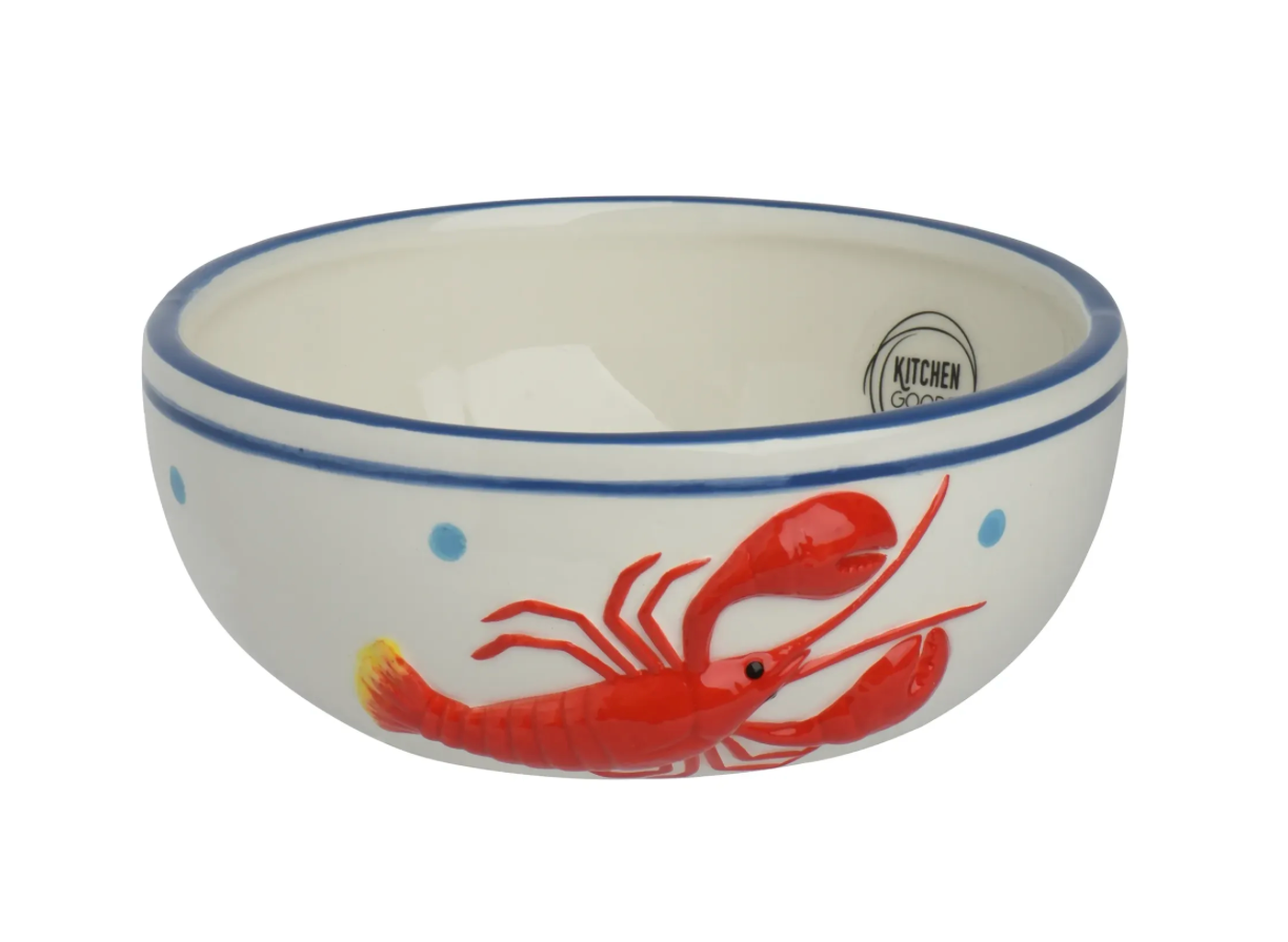Ciotola da tavola diametro 15 cm decoro aragosta Kaemingk