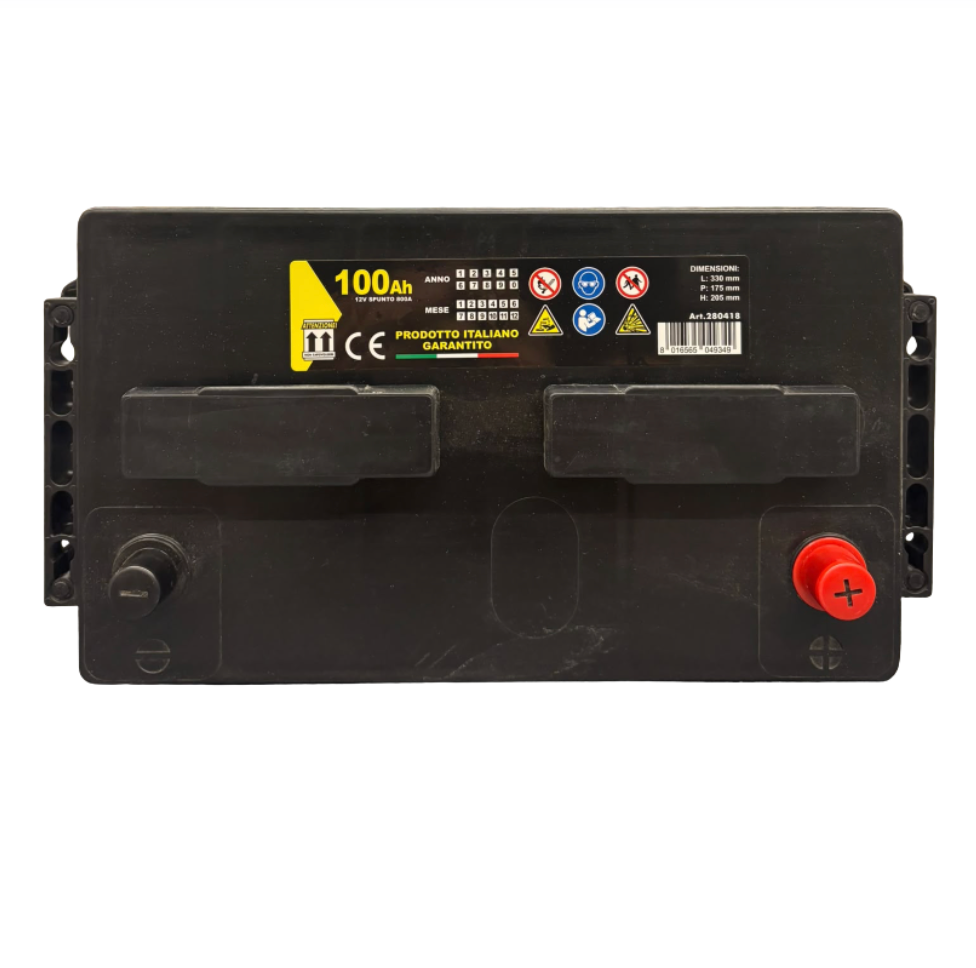 Batteria avviamento auto 100 AH 800 A Ursus