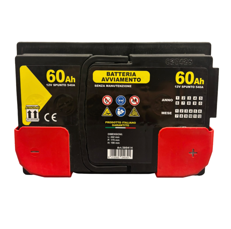 Batteria avviamento auto 60 AH 540 A Ursus