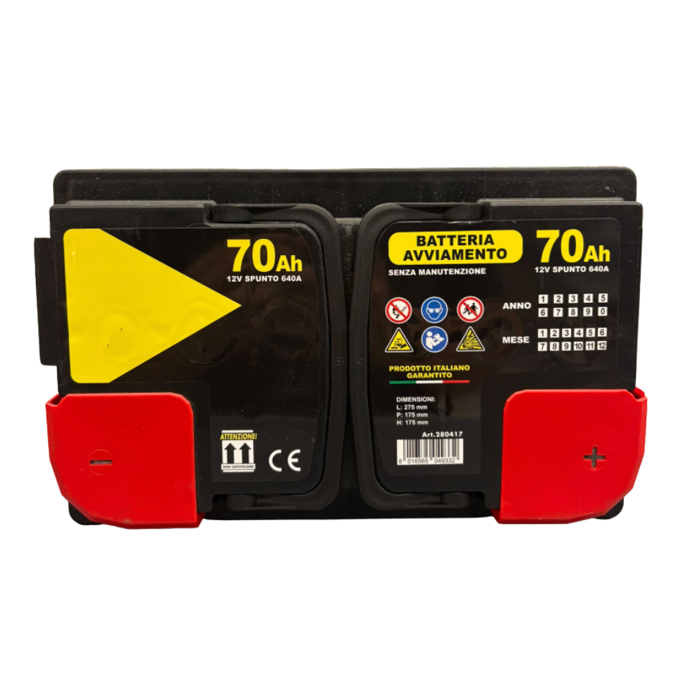 Batteria avviamento auto 70 AH 640 A Ursus