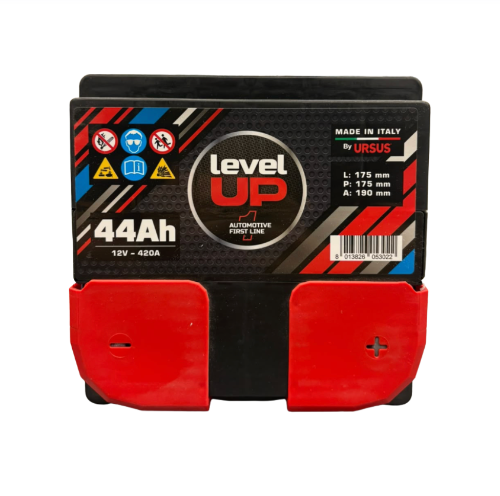 Batteria avviamento auto cubetto 44 AH 420 A DX L0 Level Up