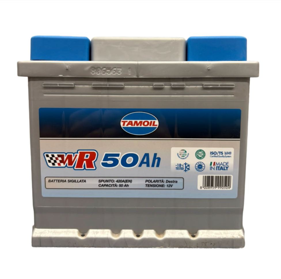 Batteria avviamento auto 50 AH DX Tamoil
