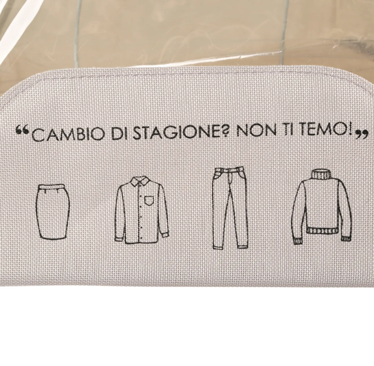Scatola armadio cm 60x42x40 tortora Lettering Quotes Kasanova