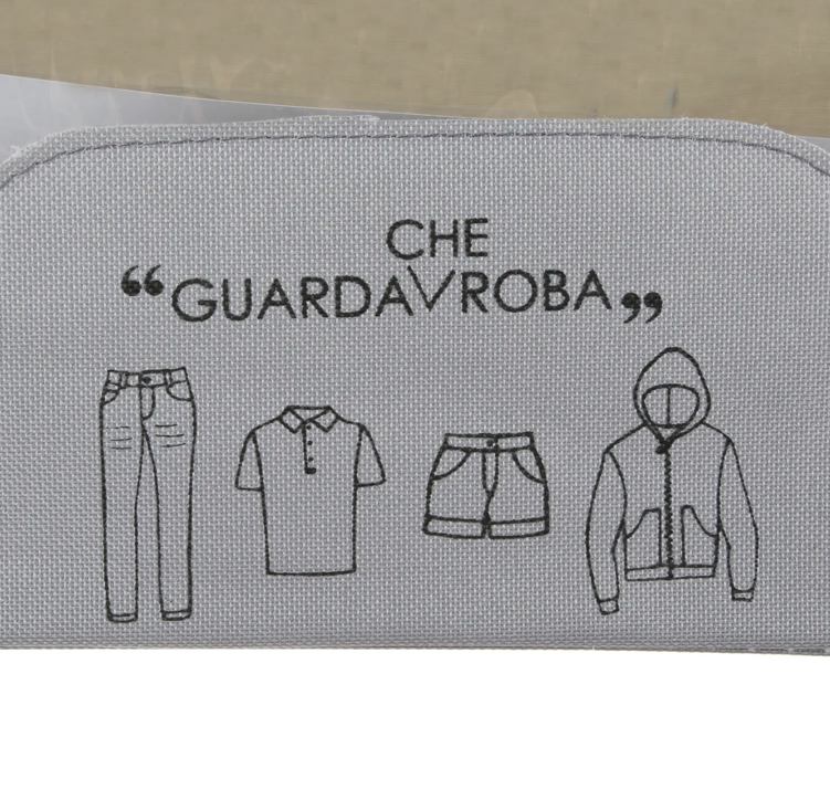 Scatola armadio cm 60x42x40 grigio Lettering Quotes Kasanova