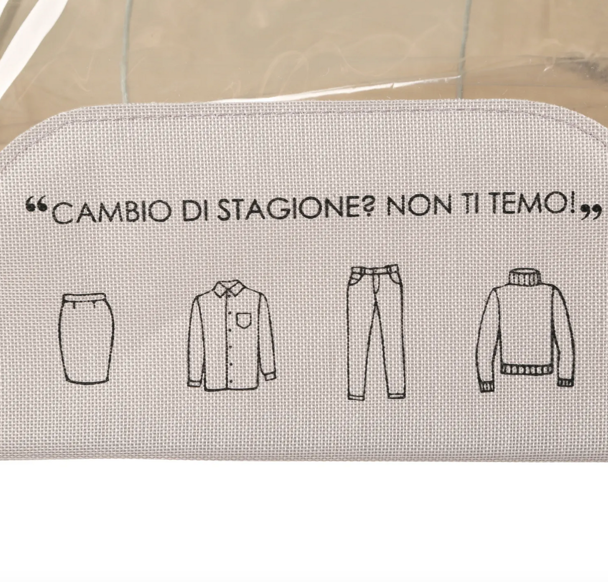 Scatola armadio cm 62x44x40 tortora Lettering Quotes Kasanova