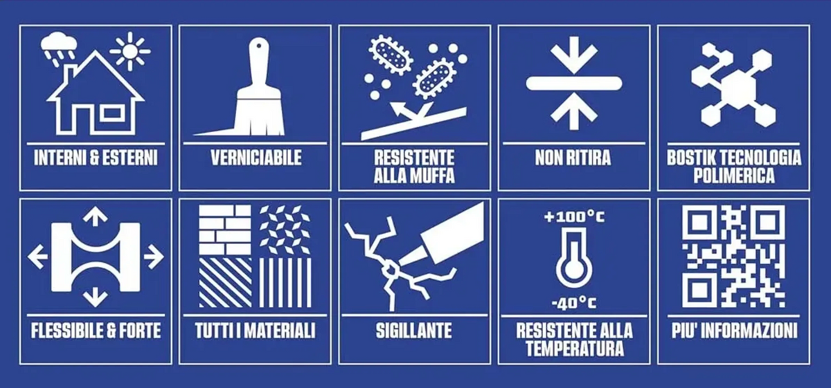 Sigillante universale trasparente Poly Max 280 ml Bostik