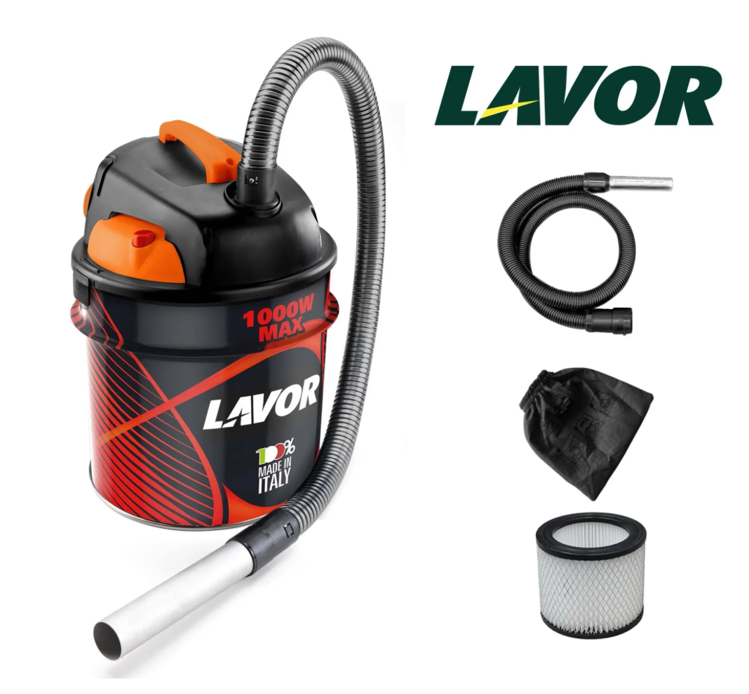 Aspiracenere Lavor Ashley 901 con scuotifiltro e filtro polveri fini System
