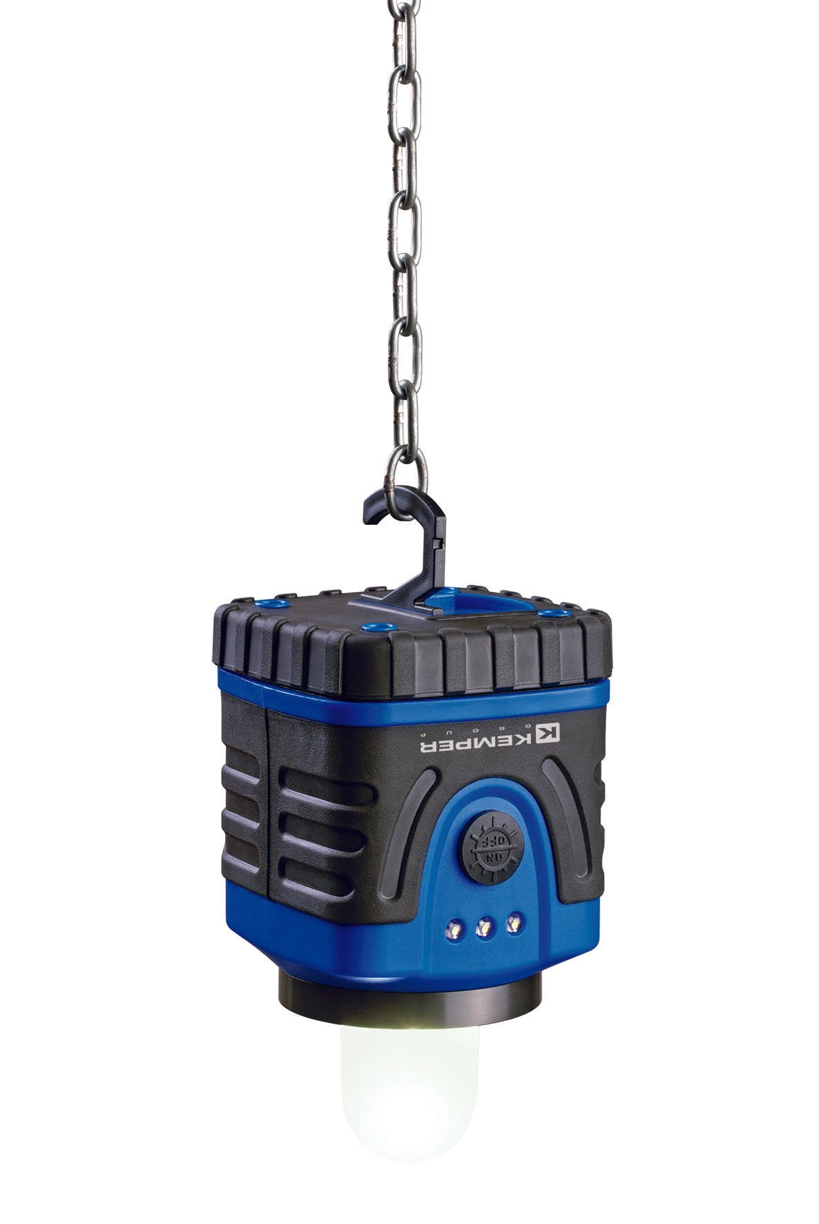 Lampada LED da Campeggio Kemper IP54 Professionale 250 Lumen, Lanterna Antiurto con LED Samsung e Luce SOS | Kemper