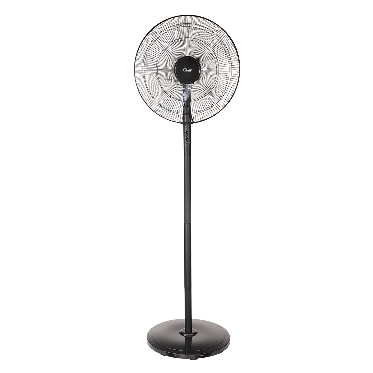 Ventilatore a piantana industriale alto 165 cm pale 45 cm 60W con 5 pale e base rinforzata Bimar
