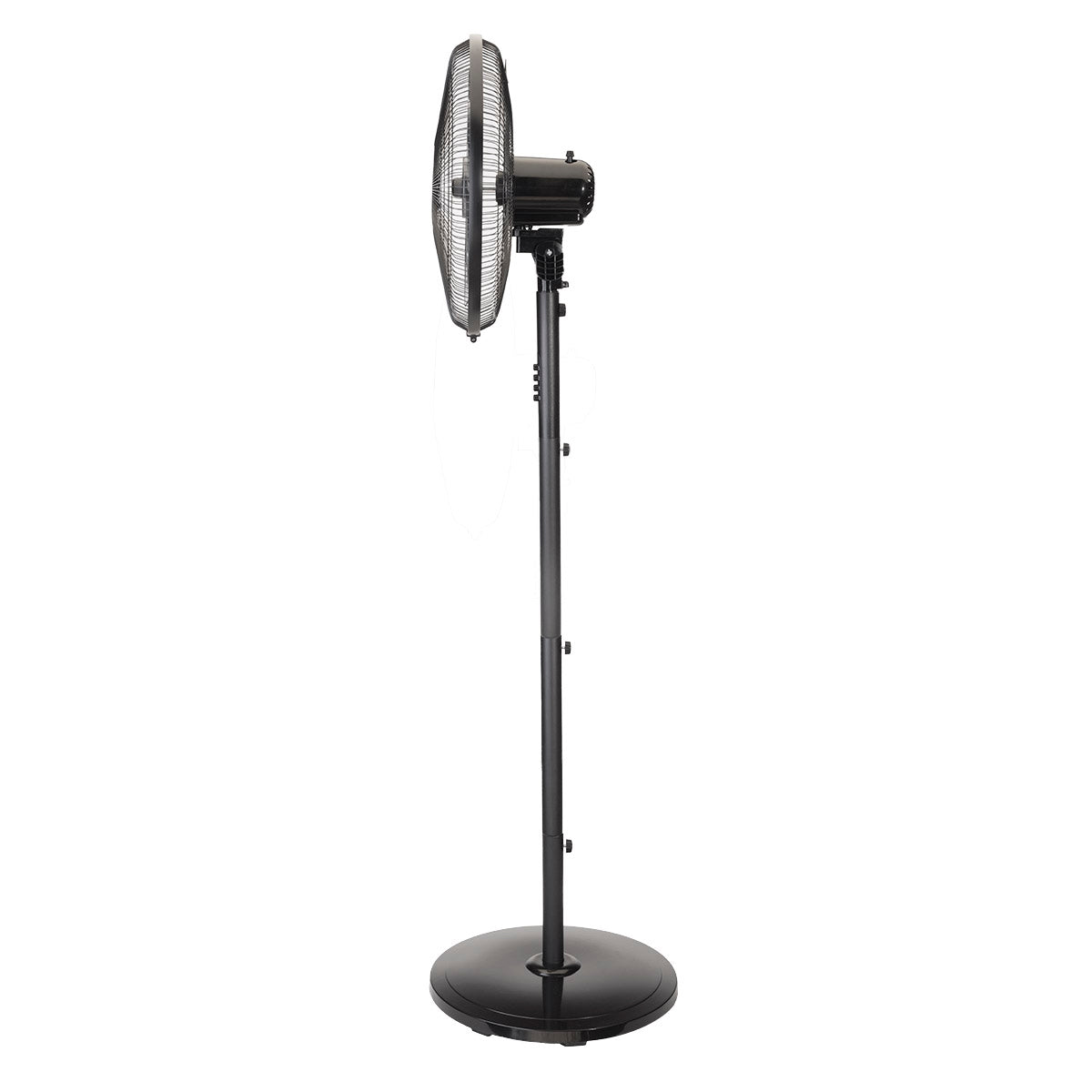 Ventilatore a piantana industriale alto 165 cm pale 45 cm 60W con 5 pale e base rinforzata Bimar