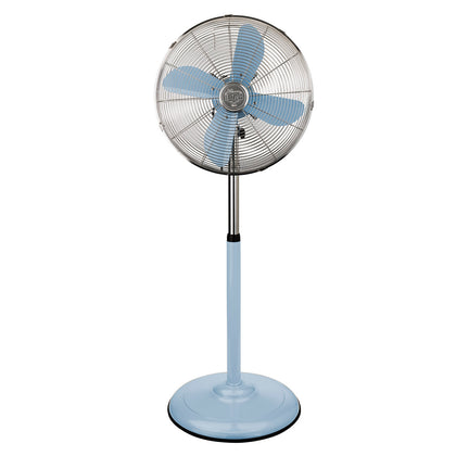 Ventilatore a piantana vintage in metallo Bimar VP310.BL diametro 40 cm altezza regolabile 50W