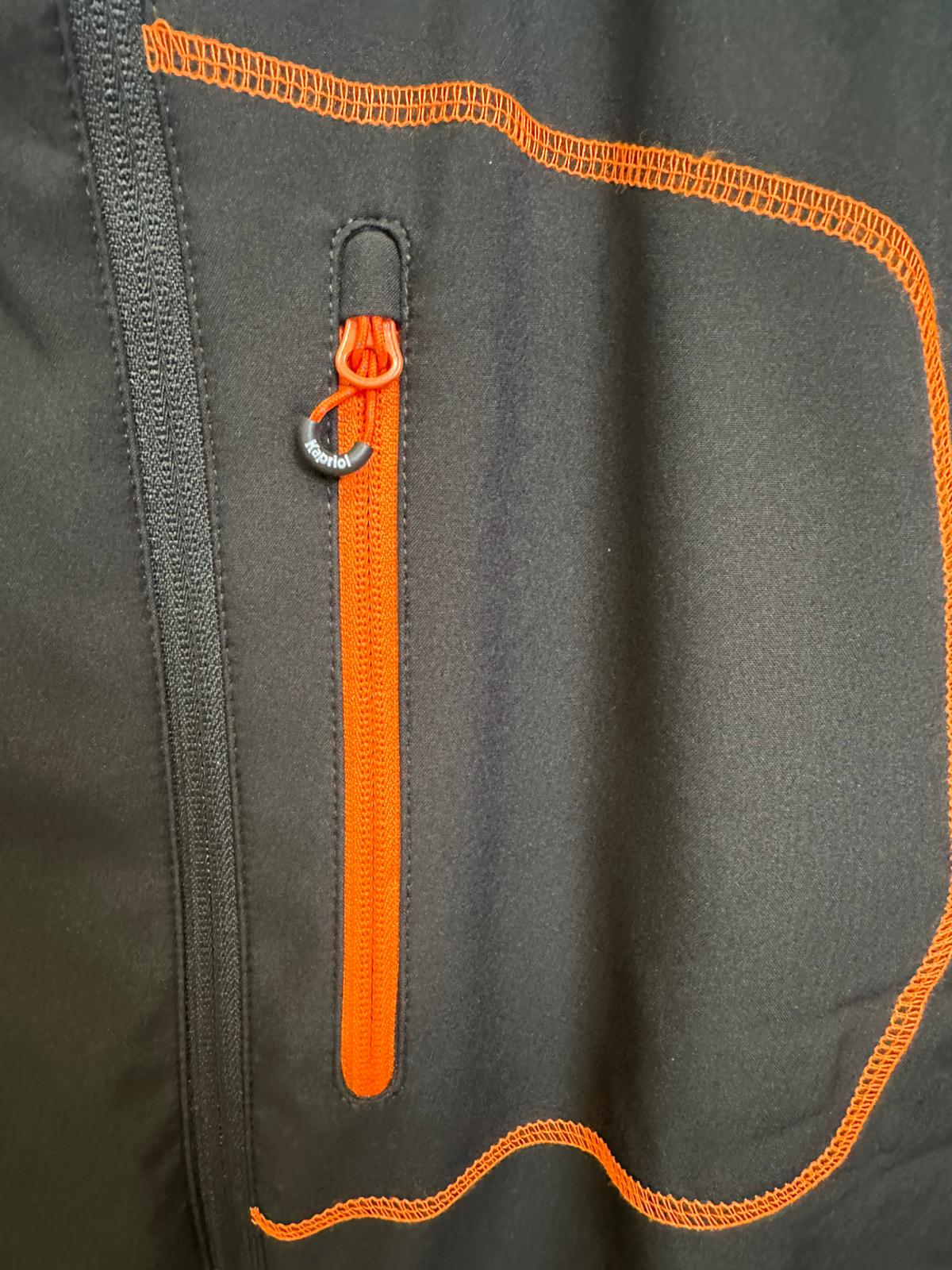 Gilet da Lavoro Kapriol Dynamic in Softshell Grigio/Nero, Smanicato Tecnico Imbottito con Coulisse | Kapriol