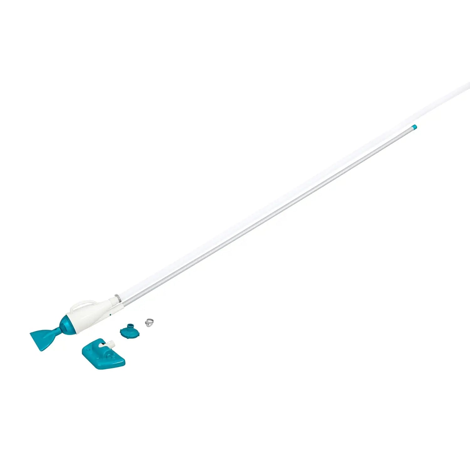 Aspiratore per Piscina Bestway AquaPristine, Kit di Pulizia Manuale con Asta Telescopica e Tubo da 6 m | Sistema di Aspirazione per Piscine Fuori Terra 5812