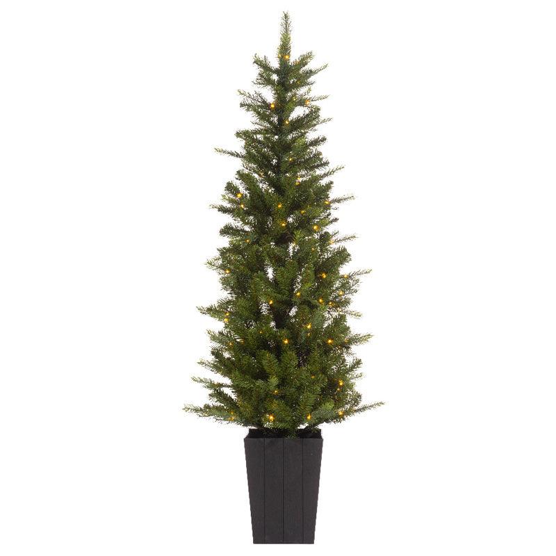 Albero di natale Idaho 120H con micro led e vaso inclusi - Brico Sapiens - L' evoluzione del fai da te