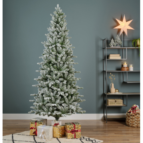 Albero di Natale Artificiale Effetto Ghiacciato Frosted Modello Killington H.180cm per Interno Indoor | Kaemingk