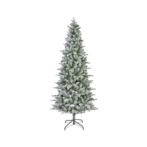 Albero di Natale Artificiale Effetto Ghiacciato Frosted Modello Killington H.210cm per Interno Indoor | Kaemingk