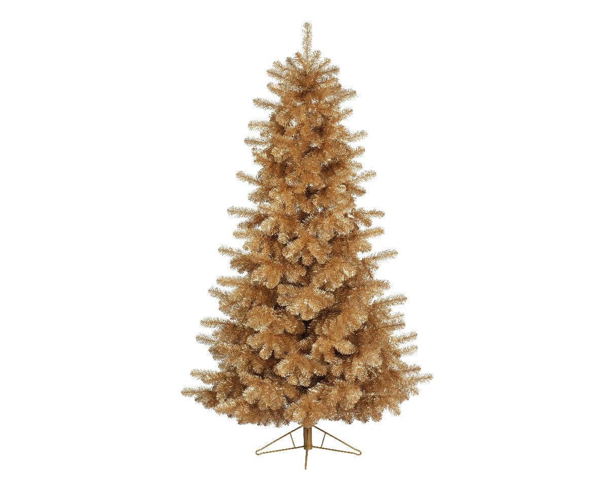 Albero di natale oro 150H Delaware Kaemingk - Brico Sapiens - L' evoluzione del fai da te