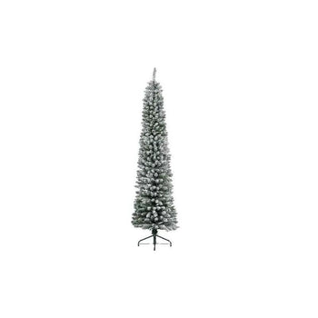 Albero di natale slime matita 240cm innevato Kaemingk - Brico Sapiens - L' evoluzione del fai da te
