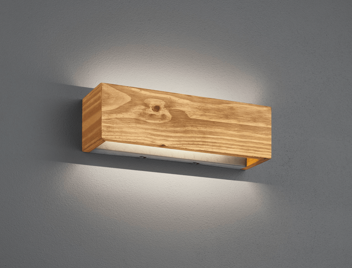 Applique rettangolare in legno 13,5W luce naturale 3000K Trio Lights - Brico Sapiens - L' evoluzione del fai da te