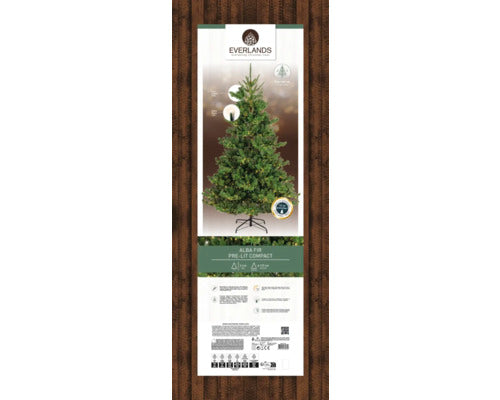 Albero di Natale Artificiale Alba LED H.240cm Colore Verde per Interno Indoor | Kaemingk