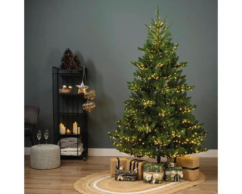 Albero di Natale Artificiale Alba LED H.240cm Colore Verde per Interno Indoor | Kaemingk