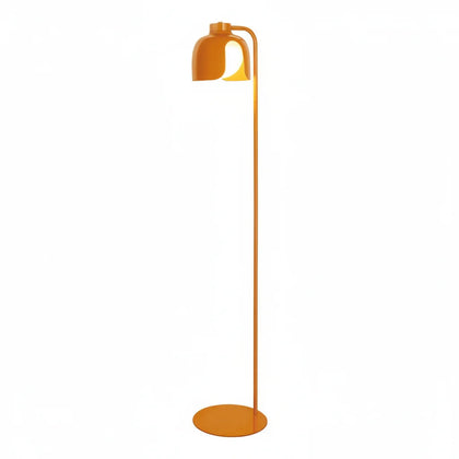 Lampada da Terra OSRAM Corolle DECOR E27 Arancione, Piantana Design Retro in Metallo e Vetro con Cavo in Tessuto, Ideale per Interni e Soggiorno | OSRAM