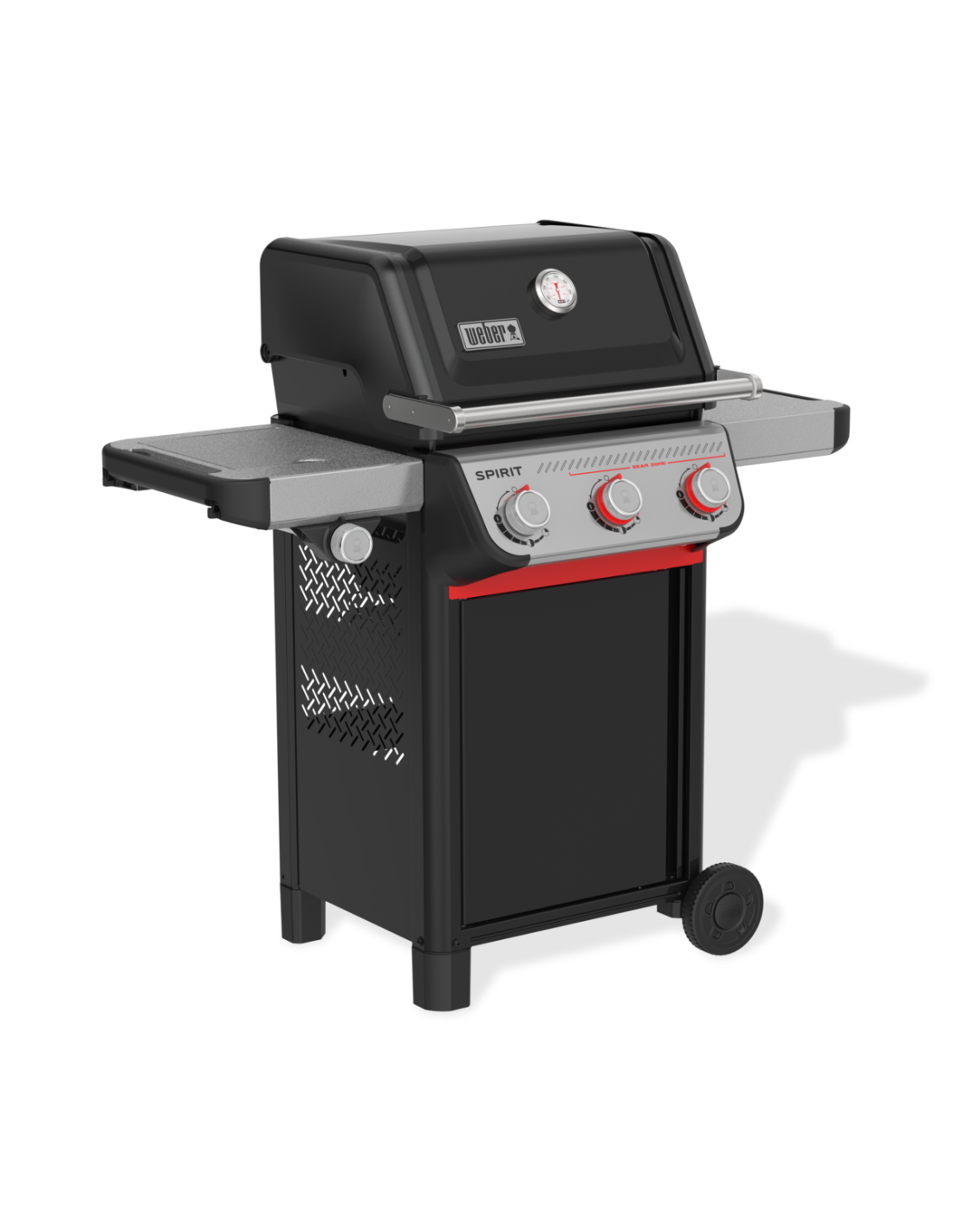 Barbecue a Gas Weber Spirit E-335 GBS con Sear Zone e Fornello Laterale, BBQ Smart con Tecnologia Weber Connect | Weber