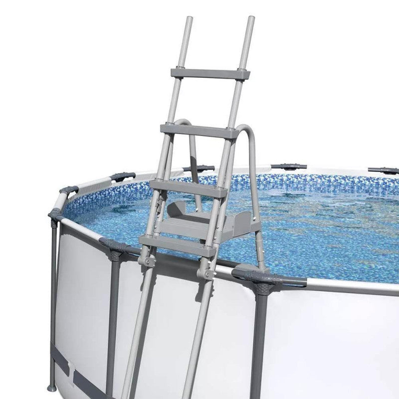 Scaletta di Sicurezza Bestway per Piscine Fuori Terra 132 cm, Scala con Gradini Removibili | Bestway
