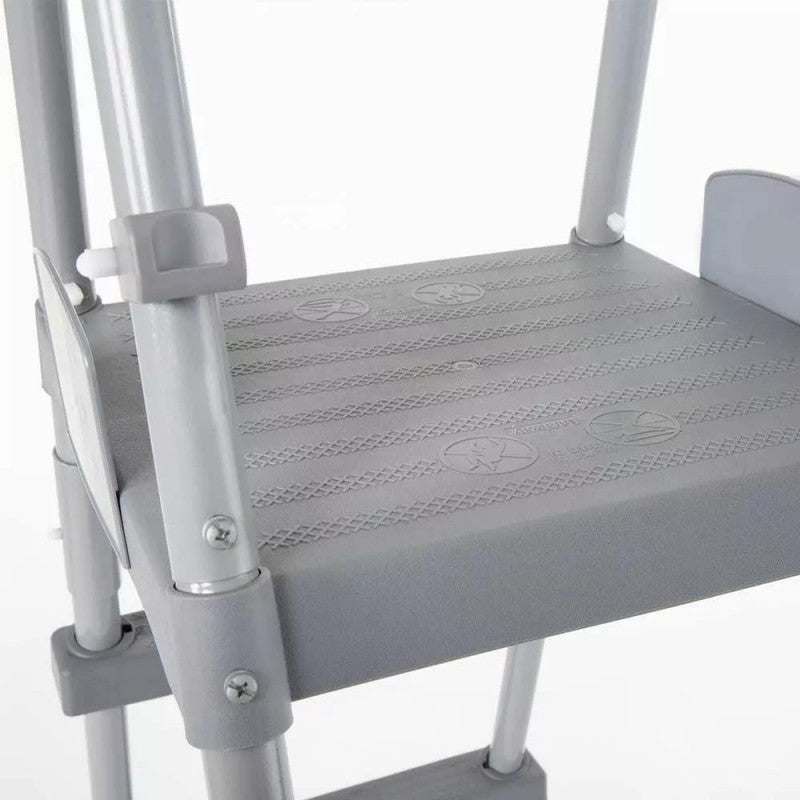 Scaletta di Sicurezza Bestway per Piscine Fuori Terra 132 cm, Scala con Gradini Removibili | Bestway
