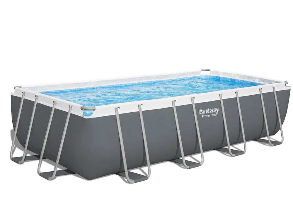 Piscina fuori terra rettangolare 549x274x122 Power Steel Frame Bestway
