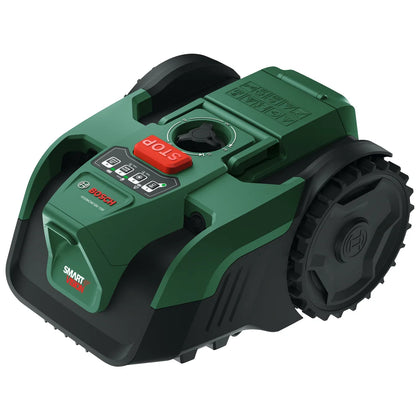 Bosch VISIMOW18V-100 Robot Tagliaerba senza filo perimetrale per piccoli giardini fino a 100 mq