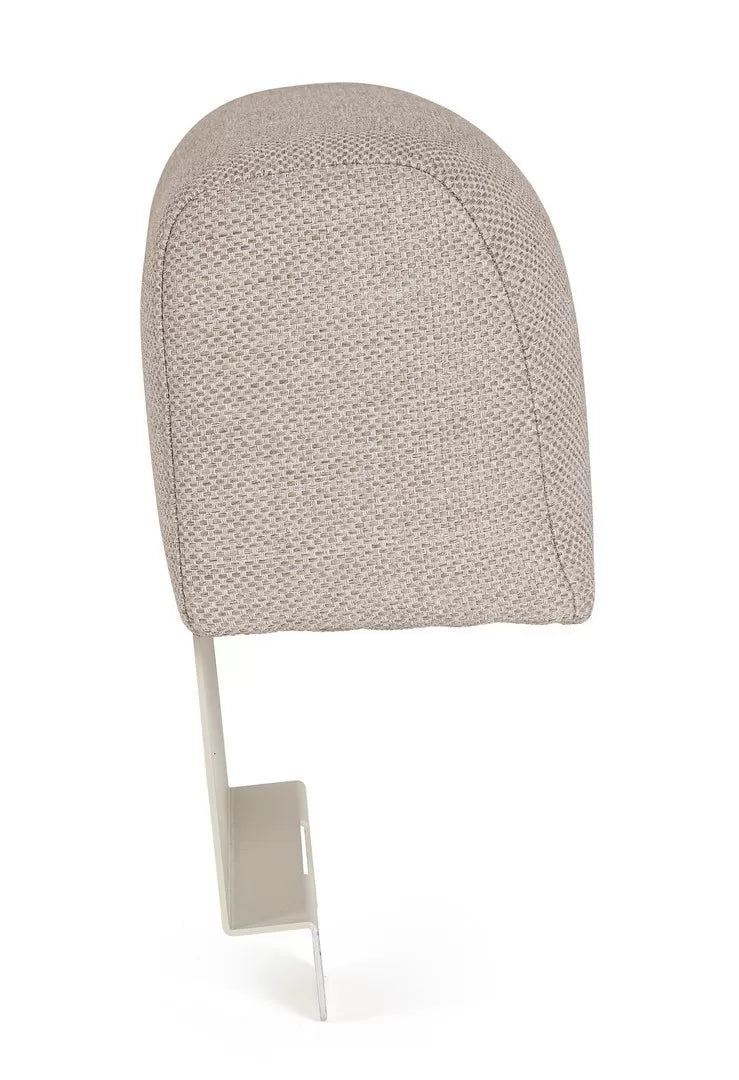 Bracciolo Singolo Bizzotto Gerald Pelican (DX/SX) in Alluminio e Tessuto Olefin Idrorepellente