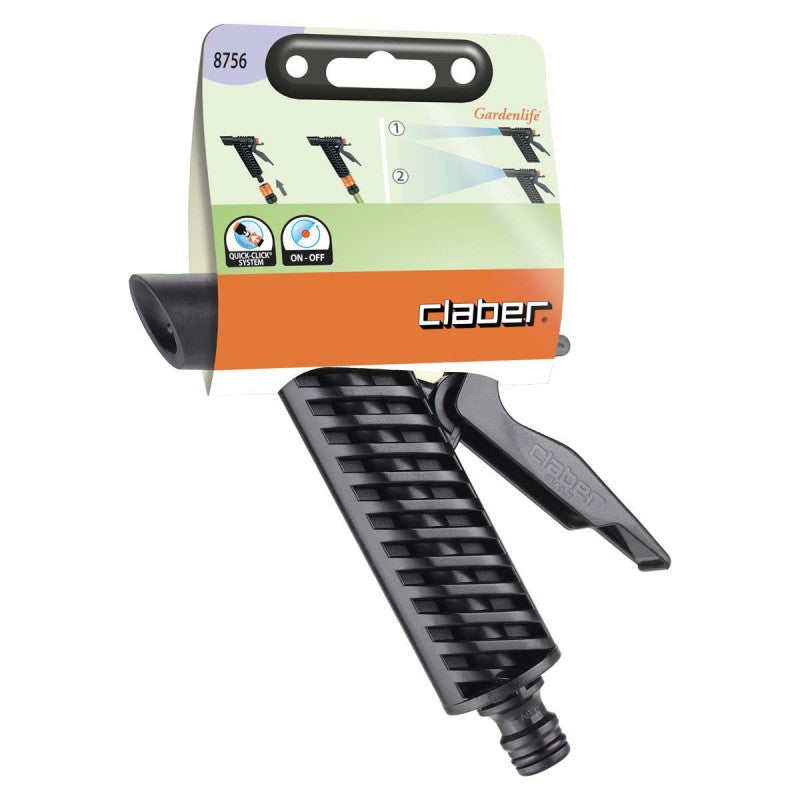 Pistola lancia ergonomica getto regolabile Claber