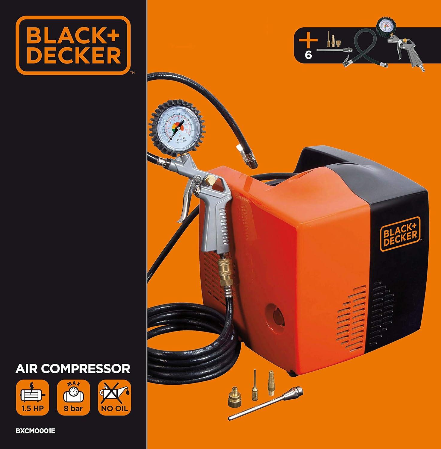 Compressore portatile Cubo BD 195 Black & Decker - Brico Sapiens - L' evoluzione del fai da te