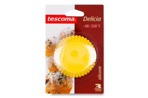 Pirottini in Silicone per Muffin e Cupcake Ø 7 cm Set 6 Pezzi DELÍCIA Tescoma