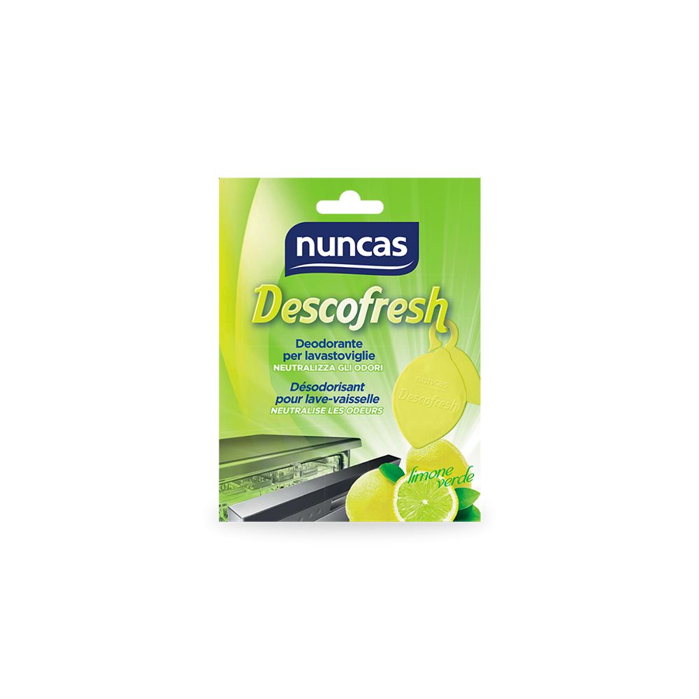 Deodorante per lavastoviglie igienizzante al limone verde Nuncas