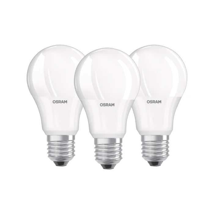 Lampadine LED E27 8.5W (60W) luce calda 3 pezzi Osram