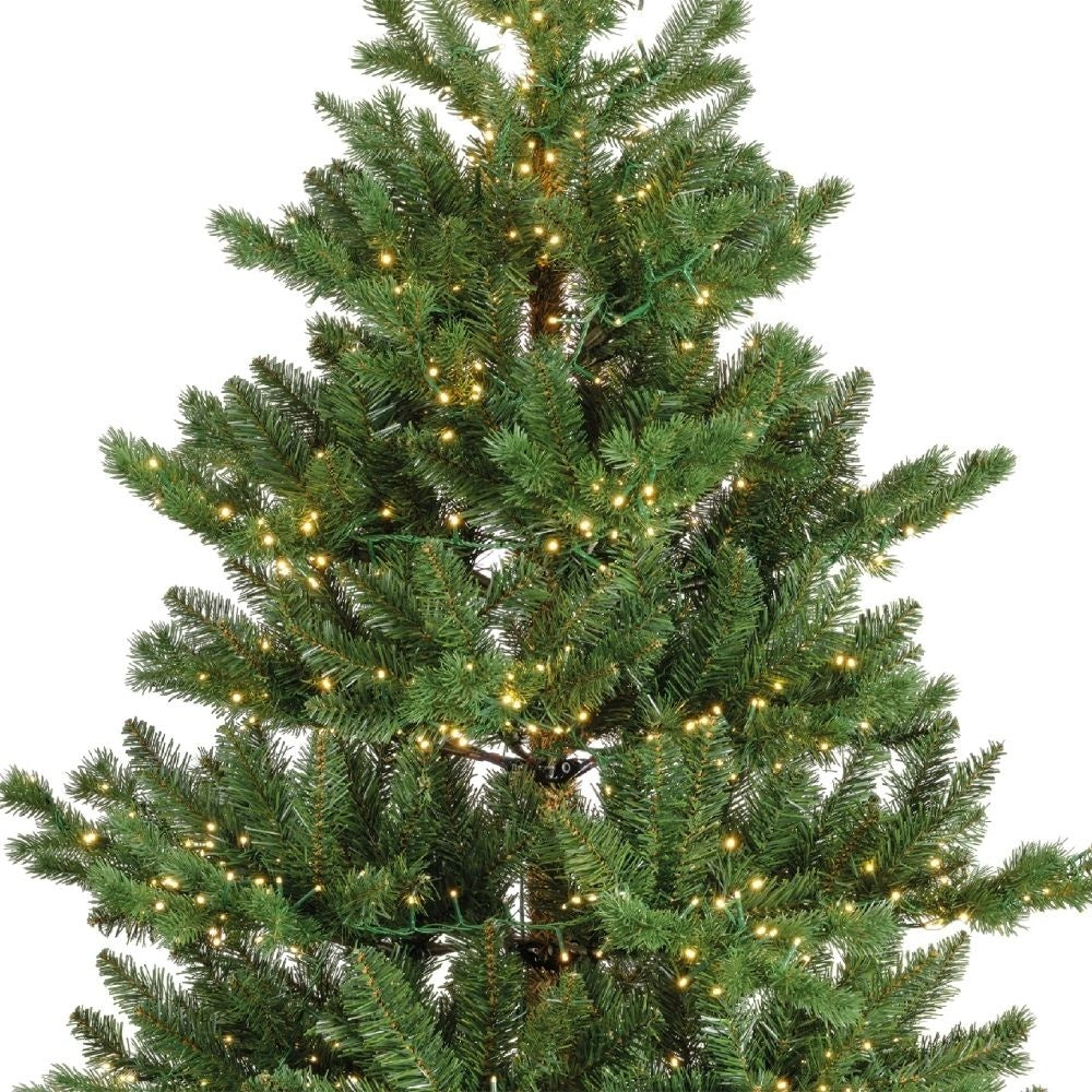Albero di Natale Artificiale Alba LED H.210cm Colore Verde per Interno Indoor | Kaemingk