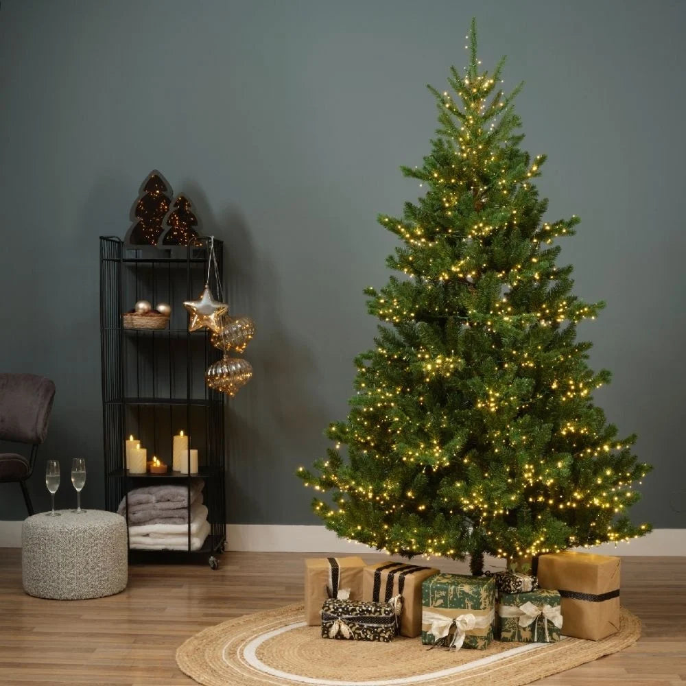 Albero di Natale Artificiale Alba LED H.210cm Colore Verde per Interno Indoor | Kaemingk