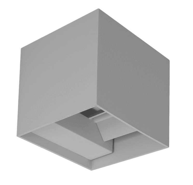 Faretto up&down applique Quadrata colore Grigio a led da 10W Century - Brico Sapiens - L' evoluzione del fai da te