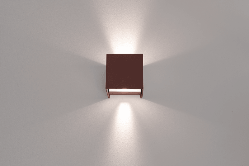Faretto up&down applique Quadrata colore Marrone a led da 10W Century - Brico Sapiens - L' evoluzione del fai da te