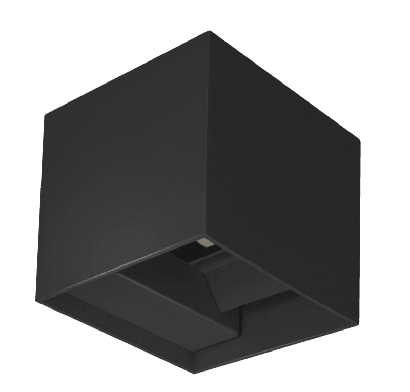 Faretto up&down applique quadrata colore Nero a led da 10W Century - Brico Sapiens - L' evoluzione del fai da te