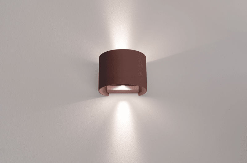 Faretto up&down applique tonda colore Marrone a led da 10W Century - Brico Sapiens - L' evoluzione del fai da te