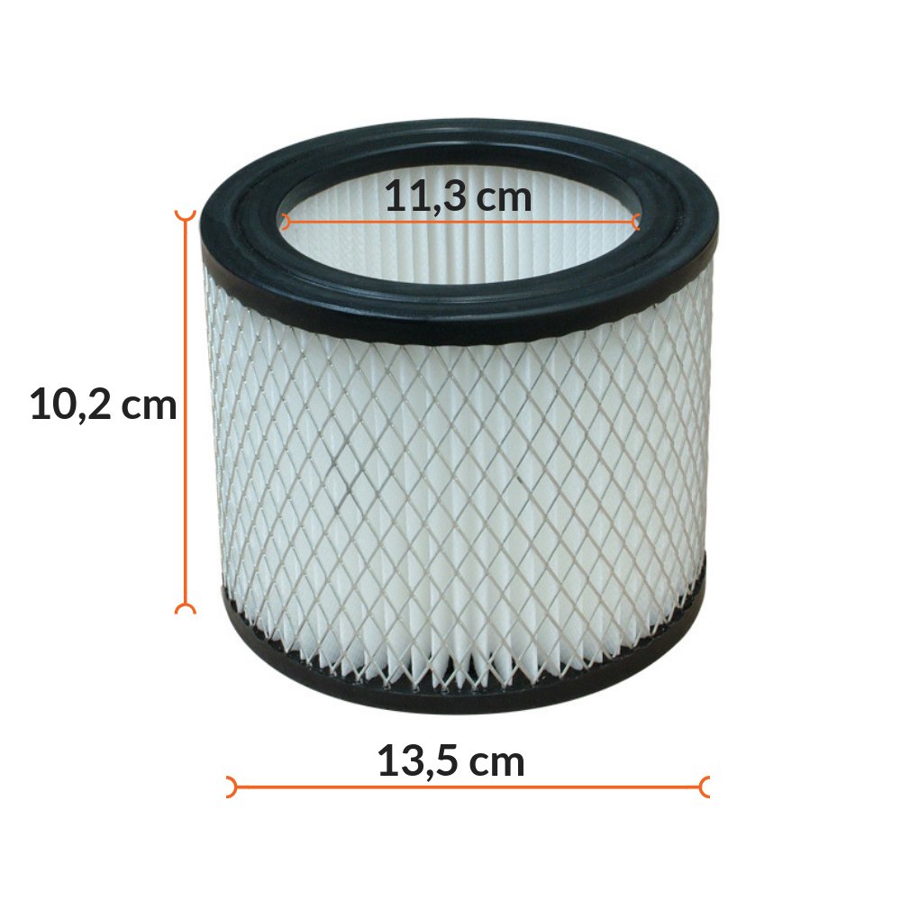 Filtro cartuccia lavabile per aspiracenere Ashley 1.2/310 R Lavorwash