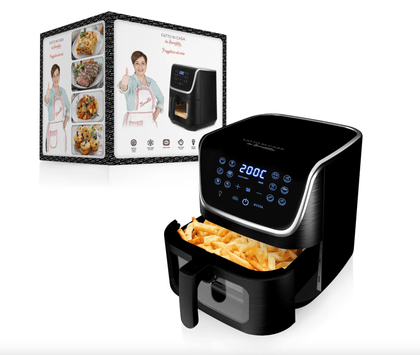 Friggitrice ad aria 6.5 litri nera, 2 in 1 Fatto in casa da Benedetta Rossi Kasanova