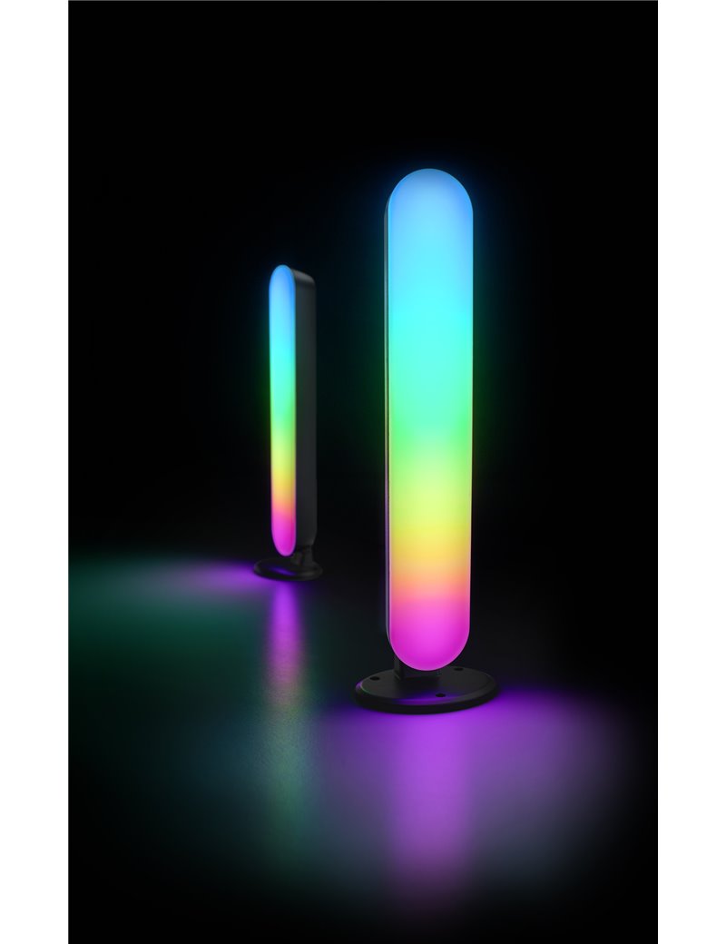 Set 2 Lampade da Tavolo e Applique LED EGLO con Telecomando, Multifunzione Luce Bianca + RGB Dinamica e Controllo Intensità | EGLO