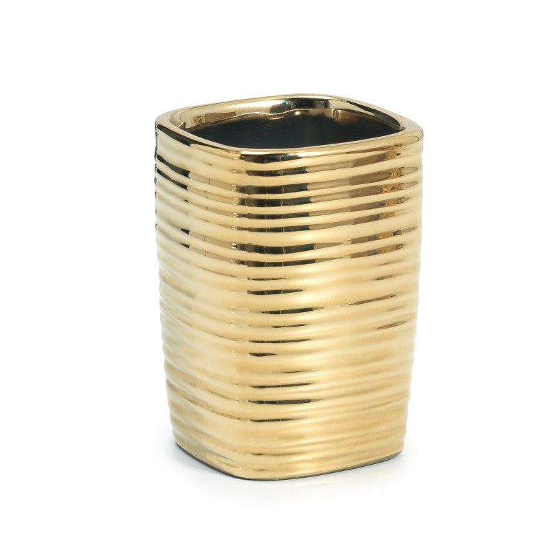 Porta spazzolini Kelly oro Gedy
