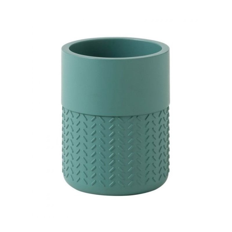 Porta spazzolini Bamboom verde/naturale Thea Gedy